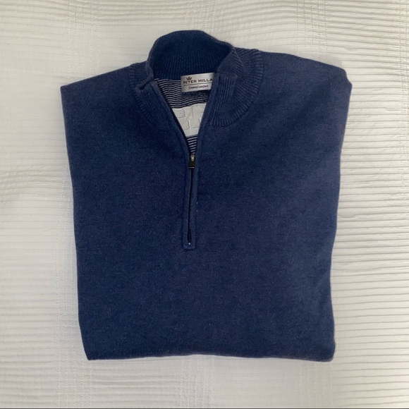 Peter Millar sz M Qtr zip Sweater PGA TOUR LOGO - Picture 1 of 2